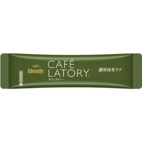 AGF Blendy Cafe Latory Rich Matcha Latte – Creamy Instant Japanese Green Tea Powder for Hot or Iced Latte AGF Blendy Cafe Latory Rich Matcha Latte – Creamy Instant Japanese Green Tea Powder for Hot or Iced Latte