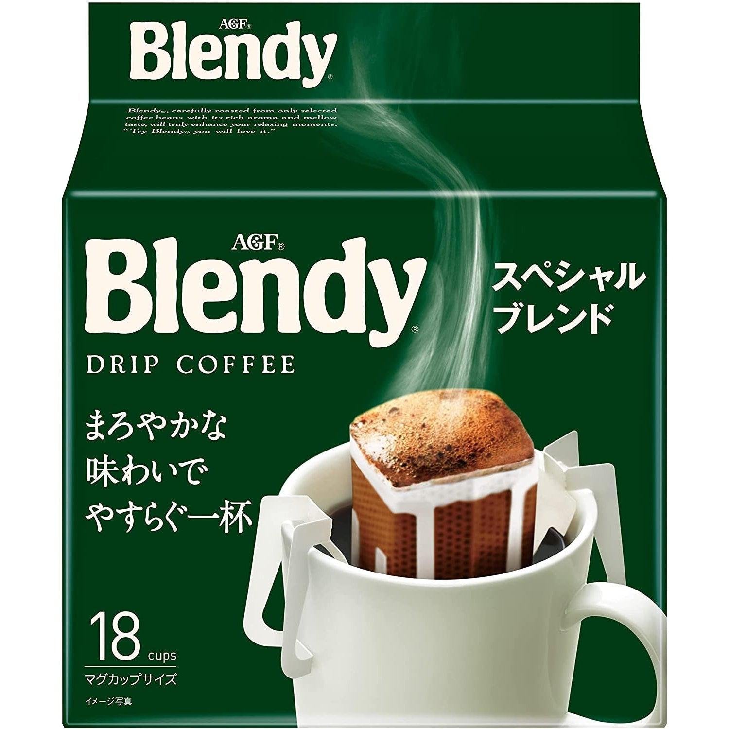 AGF Blendy Drip Coffee Special Blend 18 Single-Serve Bags AGF Blendy Drip Coffee Special Blend 18 Single-Serve Bags