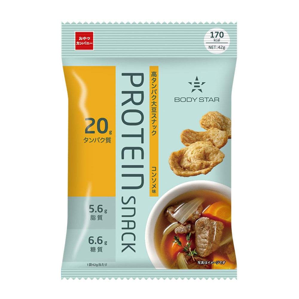BODYSTAR Snack Proteico Sabor Consomé 42g × 12 Bolsas BODYSTAR Snack Proteico Sabor Consomé 42g × 12 Bolsas