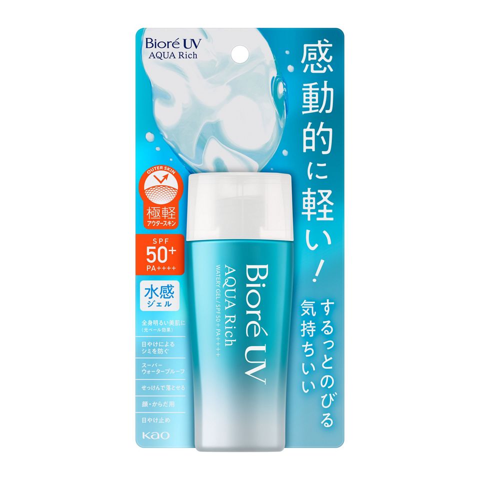Biore UV Aqua Rich Watery Gel SPF50+/PA++++ 70ml Biore UV Aqua Rich Watery Gel SPF50+/PA++++ 70ml