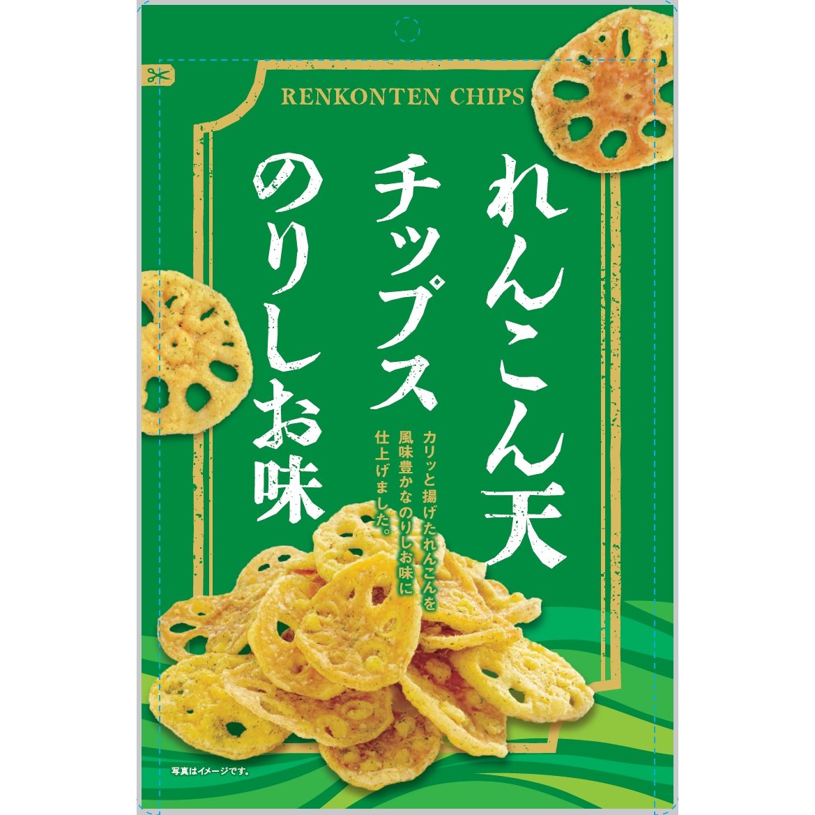Daiko Nori Renkon Chips Salted Seaweed Lotus Root Snack 50g Daiko Nori Renkon Chips Salted Seaweed Lotus Root Snack 50g