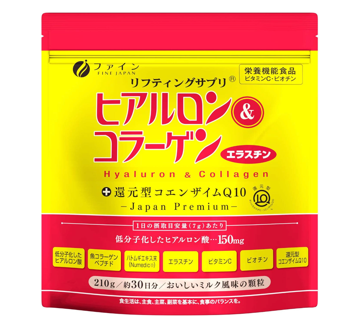Fine Japan Hyaluronan & Collagen Supplement 210g 30-Day Supply Fine Japan Hyaluronan & Collagen Supplement 210g 30-Day Supply