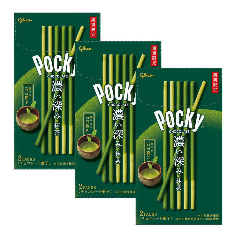 Glico Pocky Rich Matcha 3-Pack Glico Pocky Rich Matcha 3-Pack