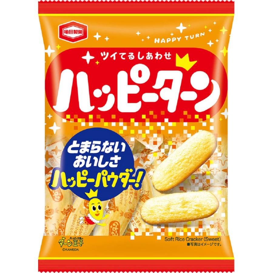 Kameda Happy Turn Senbei Rice Crackers 96g 3 Packs Kameda Happy Turn Senbei Rice Crackers 96g 3 Packs