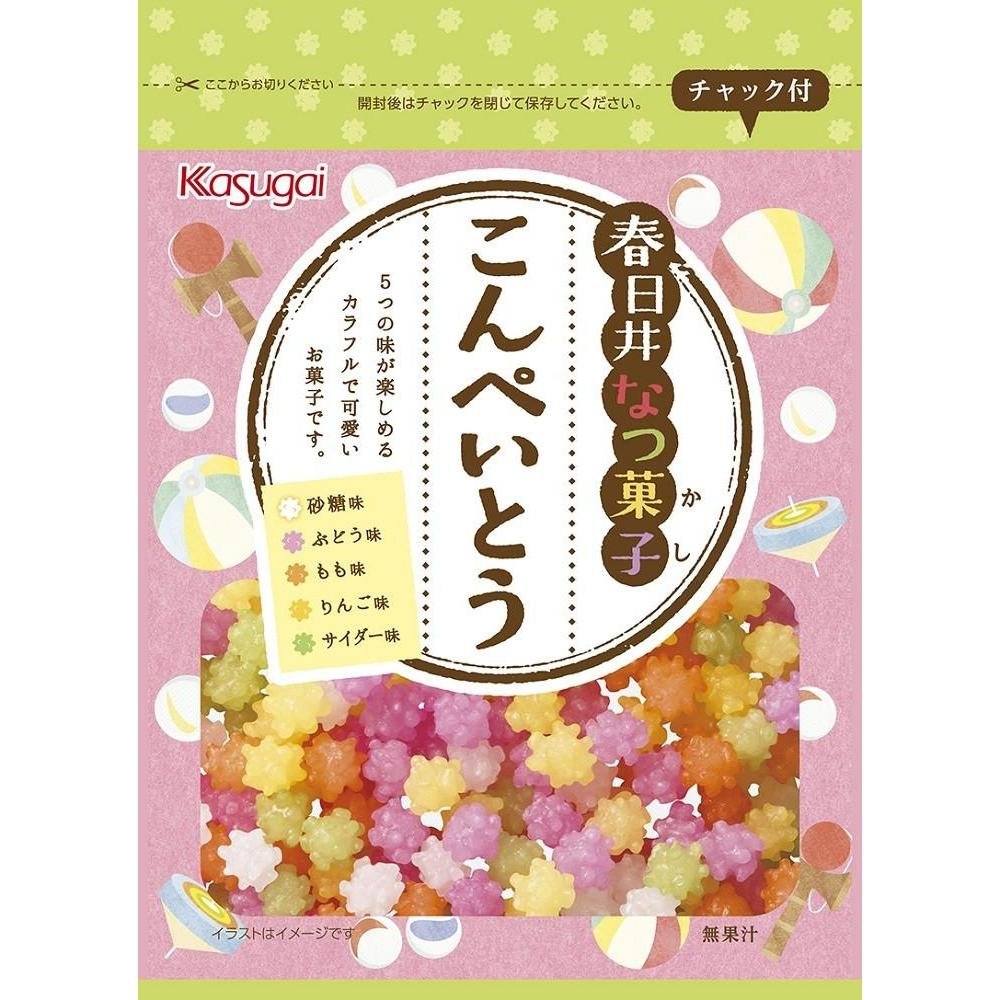 Kasugai Konpeito Japanese Candy 5 Flavors Assortment 85g Kasugai Konpeito Japanese Candy 5 Flavors Assortment 85g