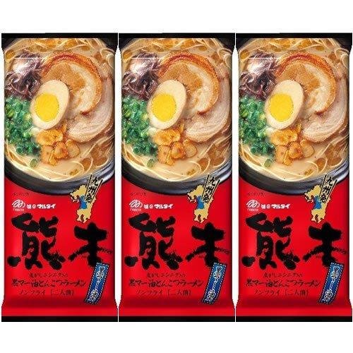 Marutai Kumamoto Ma-Yu Black Garlic Oil Tonkotsu Instant Ramen 3 Packs Marutai Kumamoto Ma-Yu Black Garlic Oil Tonkotsu Instant Ramen 3 Packs