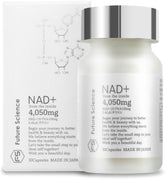 Future Science NAD+ Supplement with 135mg per capsule, 30 capsules, made in Japan for vitality and wellness.