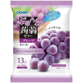 Orihiro Konjac Jelly Low-Calorie Snack Grape Flavor 120g