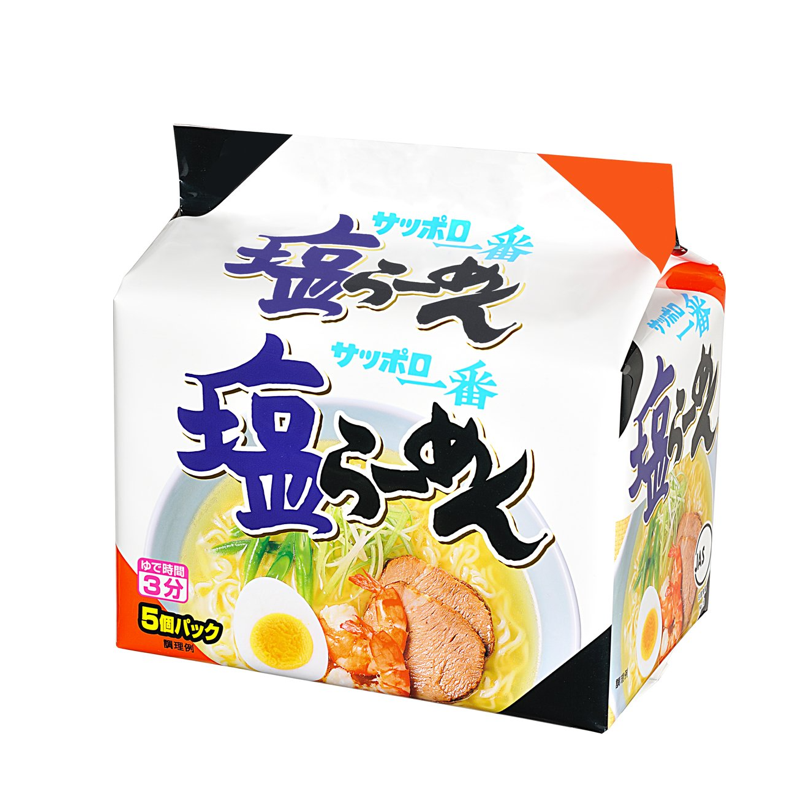 Sapporo Ichiban Shio Ramen 5-Pack – Exquisite Salted Ramen Delicacy