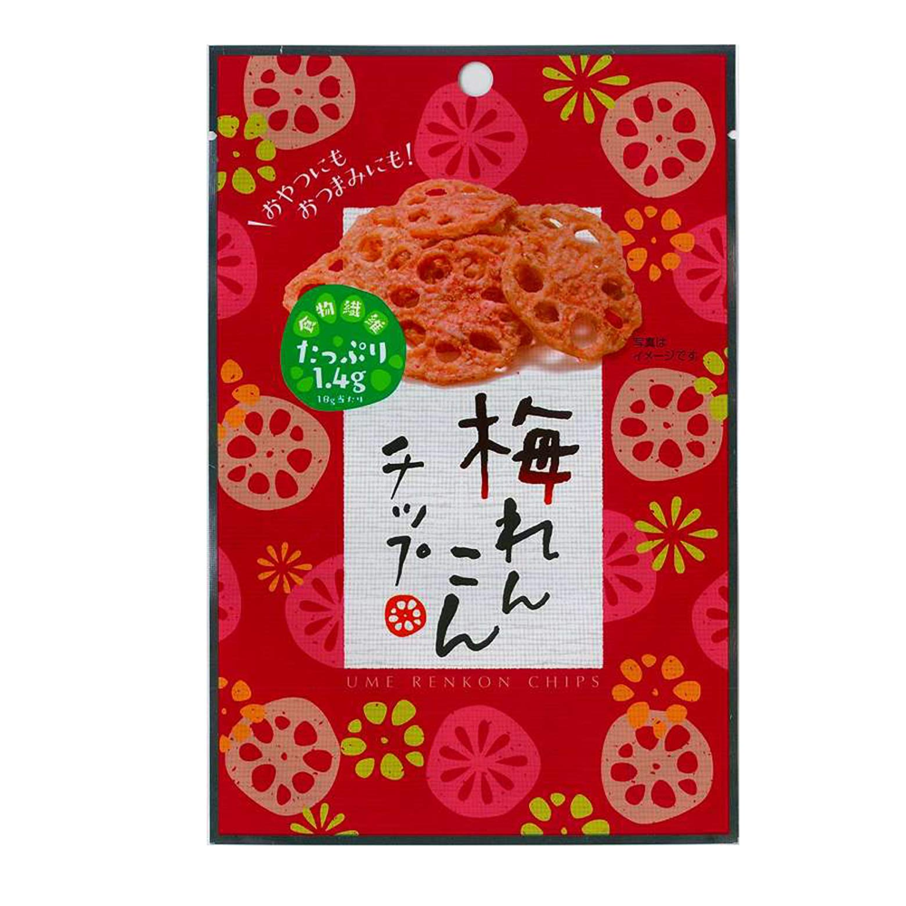 Sokan Ume Renkon Chips – Japanese Plum Flavored/ Salted Lotus Root Chips 6 Packs Sokan Ume Renkon Chips – Japanese Plum Flavored/ Salted Lotus Root Chips 6 Packs