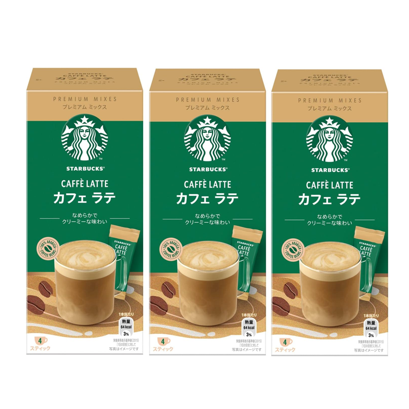 Starbucks Premium Mix Café Latte Stick Coffee 3er-Pack (12 Beutel) Starbucks Premium Mix Café Latte Stick Coffee 3er-Pack (12 Beutel)