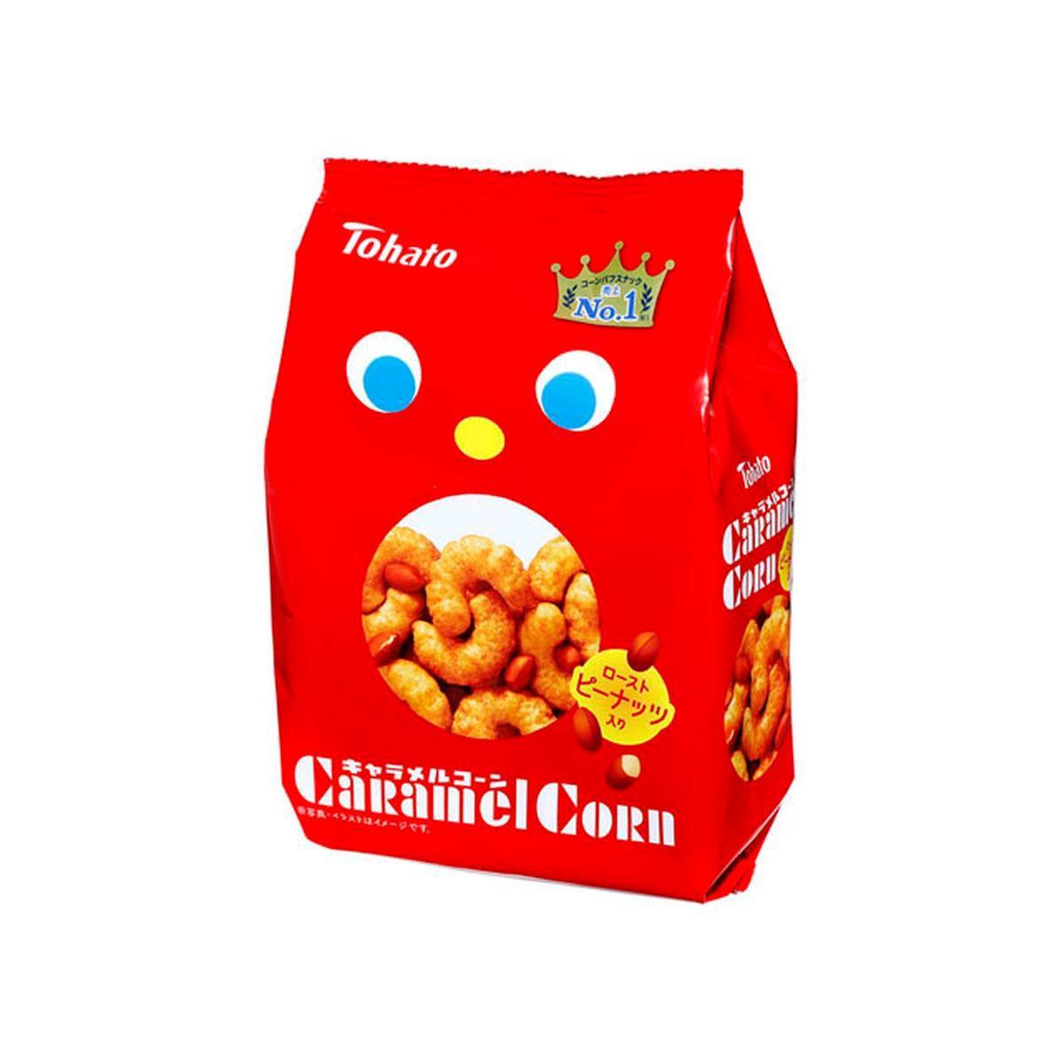Tohato Caramel Corn Puffs With Peanuts 70g 3 Packs Tohato Caramel Corn Puffs With Peanuts 70g 3 Packs