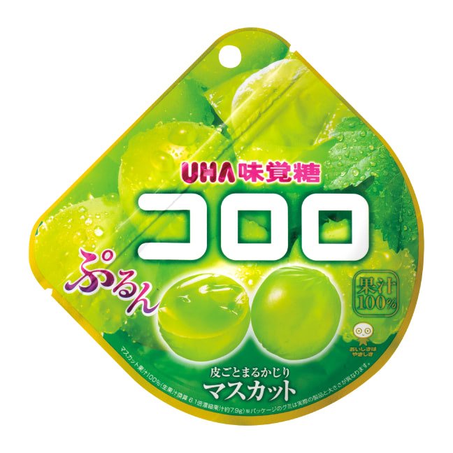 UHA Mikakuto Kororo White Muscat Grape Gummy 48g 6 Packs UHA Mikakuto Kororo White Muscat Grape Gummy 48g 6 Packs
