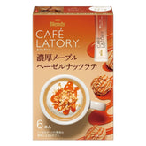 AGF Blendy Café Latory Stick Rich Maple Hazelnut Latte 6 Sticks Box