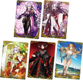 BANDAI Fate/Grand Order Wafer 14 box with collectible FGO cards and wafer snacks