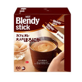 AGF Blendy Stick Café au Lait Bitter Rich instant coffee 100 sticks – deep roasted Japanese café au lait