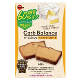 Bourbon Carb Balance baked cheesecake low sugar snack 6 pieces from Japan