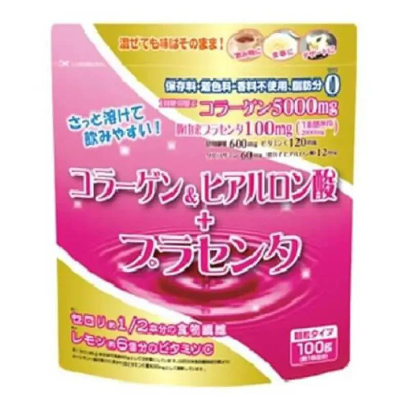 Collagen & Hyaluronic Acid + Placenta Powder Supplement 100g Collagen & Hyaluronic Acid + Placenta Powder Supplement 100g