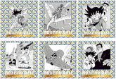 BANDAI Dragon Ball 40th Anniversary sticker wafer Vol.2 box with holographic manga illustration stickers