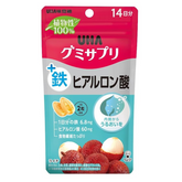 Japanese plant-based beauty gummy with iron