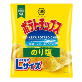 Koikeya Large Size Nori Shio Potato Chips 112g front package Japan
