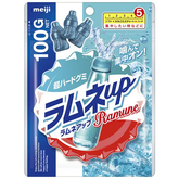 Meiji Ramune Up hard gummy candy 100g packaging front view