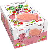 Meito Puku Puku Tai strawberry wafer snack 10 pack Japanese taiyaki shaped sweet