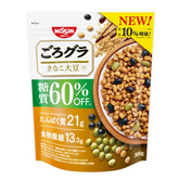 Nissin Cisco Gorogura 60 percent reduced carb kinako soy granola 300g package