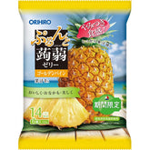 ORIHIRO Purunto Konjac Jelly Golden Pineapple 20g x 6 pouches Japanese fruit jelly snack