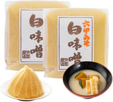 Rokko White Sweet Miso 500g×2 packs – Kyoto-style Japanese miso from Ashiya