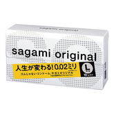 Sagami Original 0.02 L size ultra thin polyurethane condoms 10 pack