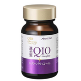 Shiseido Q10 Platinum Rich reduced Coenzyme Q10 supplement 60 soft capsules made in Japan