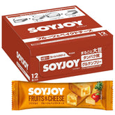 SOYJOY fruit and baked cheese bars 12 pack gluten free soy snack