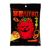 Front view of Tohato Bokun Habanero spicy potato snack 50g bag