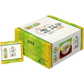The box for Tsujiri Genmaicha Brown Rice Tea bags, clearly labeled as a 50-count value pack.