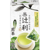 Tsujiri Sencha 20P premium Japanese green tea pyramid tea bags by Kataoka Bussan