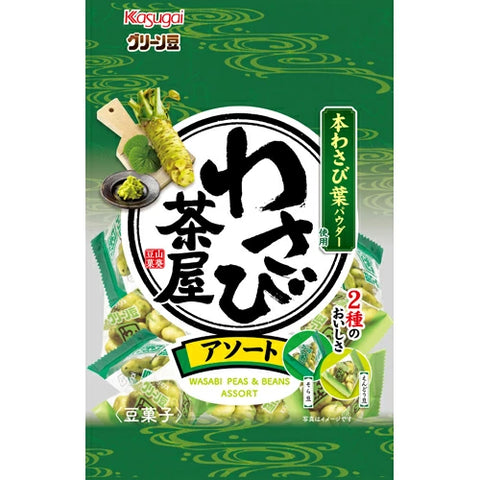 Kasugai Wasabi Peas and Broad Beans Snack 104g