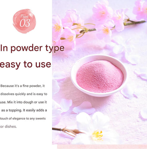 Premium Japanese Sakura Powder 40g – Edible Cherry Blossom Powder for Baking, Drinks & Cooking