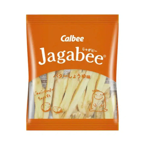Calbee Jagabee Potato Sticks Snack – Butter Soy Sauce Flavor 3 Packs