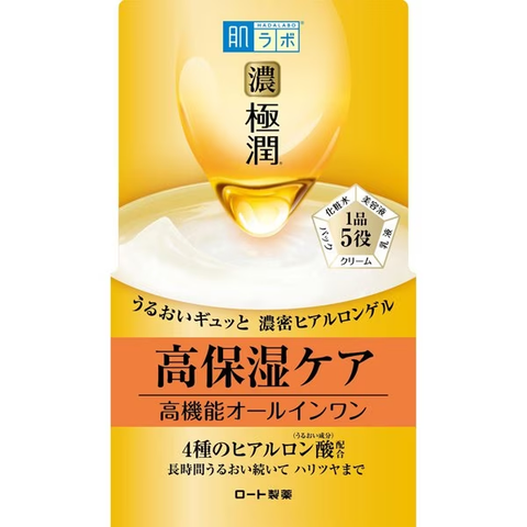 Hada Labo Koi Gokujyun All-in-One Perfect Gel 100 g – Hydrating 5-in-1 Skincare (Toner, Serum, Moisturizer)