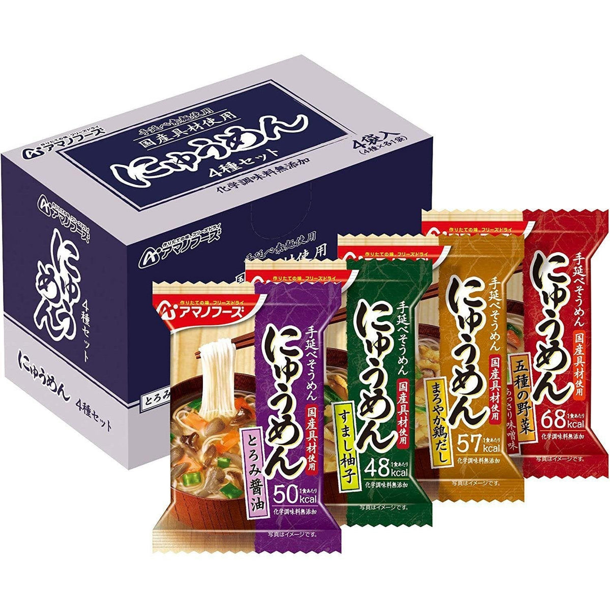 Amano Foods Nyumen Freeze-Dried Somen Noodles 4 Servings