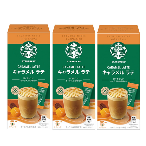 Starbucks Premium Mix Caramel Latte 3-pack