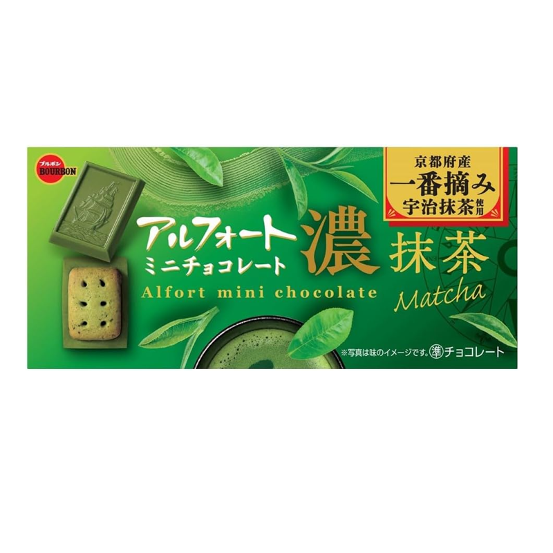 Bourbon Alfort Mini Chocolate – Rich Matcha 112g
