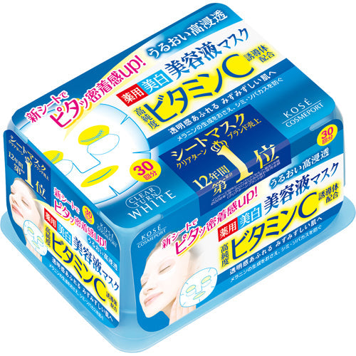 Kose Clear Turn Vitmanin C Essence Mask 30 Sheets