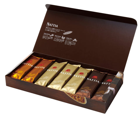 Elegant Akai Boushi Nuttya red hat confectionery gift box made in Japan