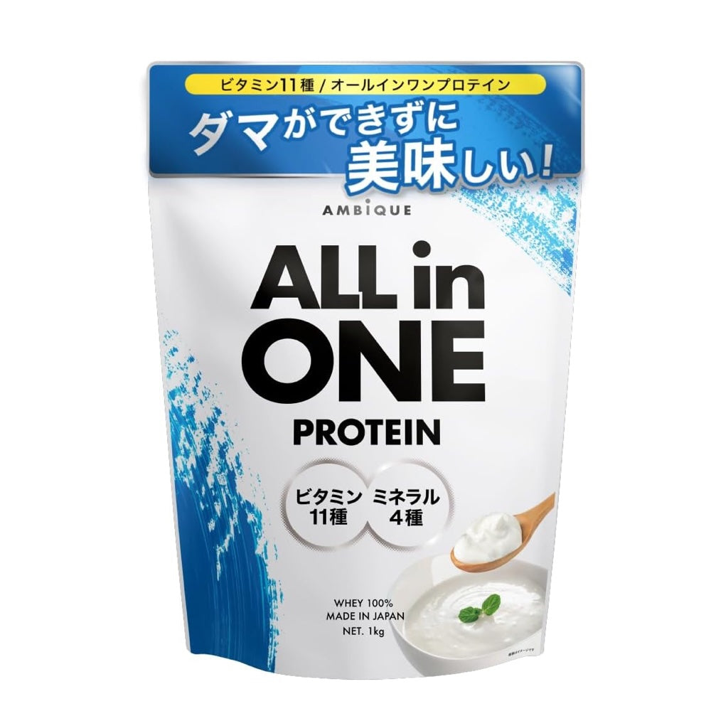 AMBiQUE All-in-One Whey Protein Yogurt Flavor 1kg Made in Japan
