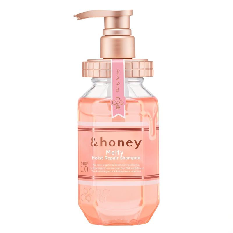 &honey Melty Moist Repair Shampoo 440ml bottle front view honey haircare Japan