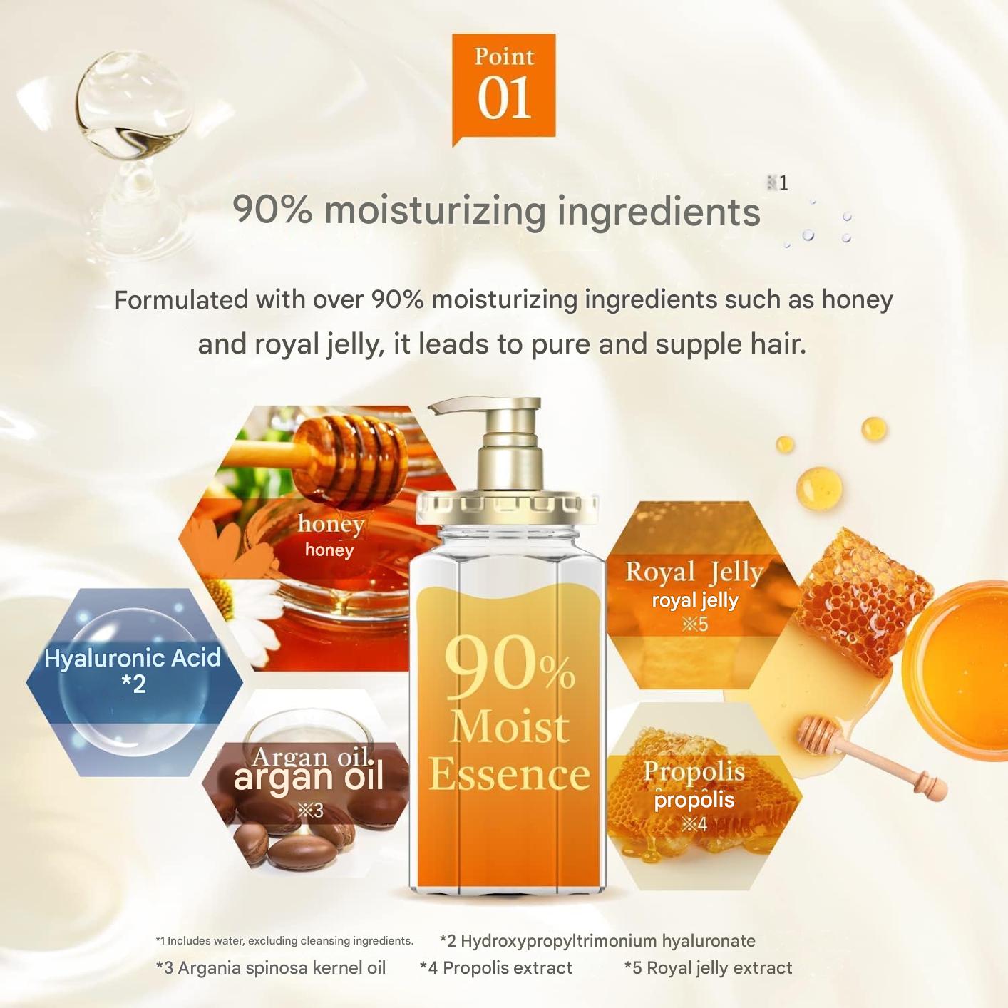 &honey melty shampoo rose honey fragrance concept with floral and honey elements