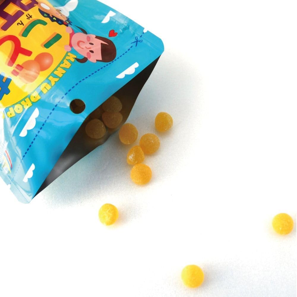 Banana flavored children's vitamin gummies from Japan with Vitamins A B2 B6 and D