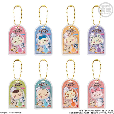 BANDAI Chiikawa choco snack and mini charm set contents